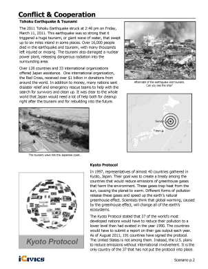 Conflict and Cooperation - Global Issues Lesson Plan - Examples