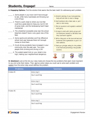 Students Engage! - Civic Engagement Lesson Plan - 1