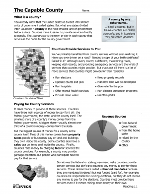 The Capable County (MS) - County Government Lesson Plan - 1