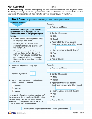 Get Counted! (The U.S. Census Lesson Plan) - 3