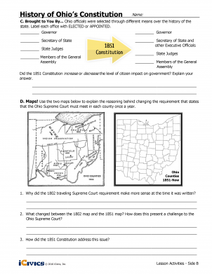 History of Ohio's Constitution (HS) - Ohio State Constitution History Lesson Plan - 3